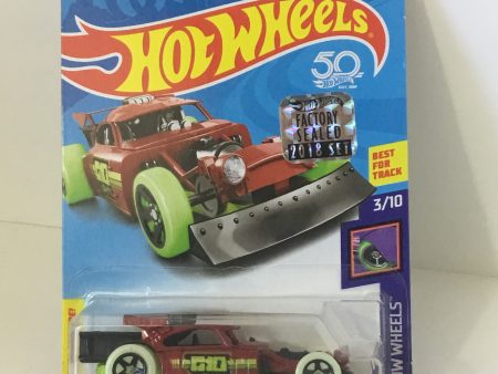 2018 Hot Wheels #231 Aristo Rat red Factory sealed sticker YY4 For Sale