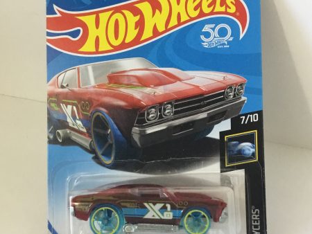 2018 Hot Wheels #280 69 Chevelle  red 5A Online Sale