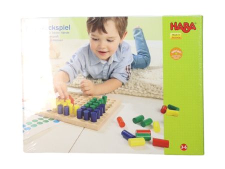 HABA Wooden Peg Game Toy 3T - 6T Online now