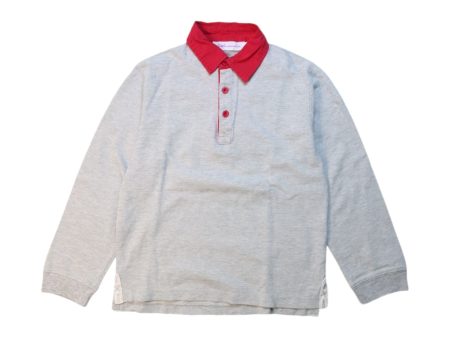 Little Mercerie Long Sleeve Polo 10Y Sale