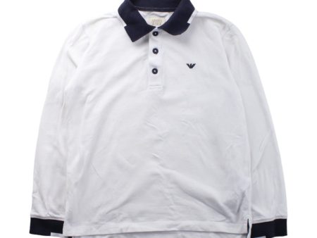 Armani Long Sleeve Polo 8Y Supply