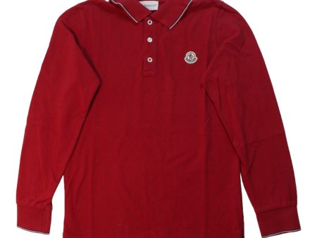 Moncler Long Sleeve Polo 10Y Sale