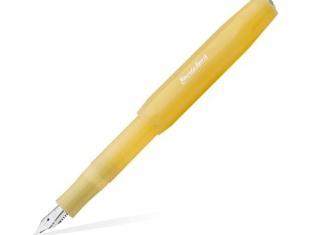 Kaweco Frosted Sport Fountain Pen with Optional Clip - Sweet Banana For Cheap