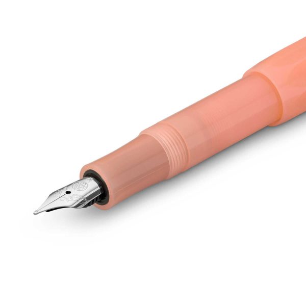 Kaweco Frosted Sport Fountain Pen with Optional Clip - Soft Mandarin Hot on Sale