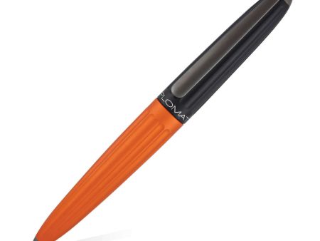 Diplomat Aero Ball Pen - Black Orange on Sale