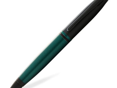 Cross Calais Ball Pen - Matt Green & Black For Sale