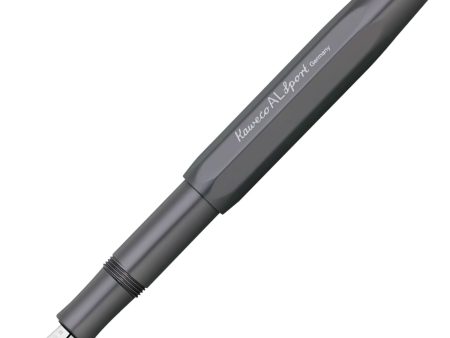 Kaweco AL Sport Fountain Pen with Optional Clip - Anthracite on Sale