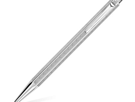 Caran d Ache Palladium Coated Ecridor Ball Pen - Chevron Online