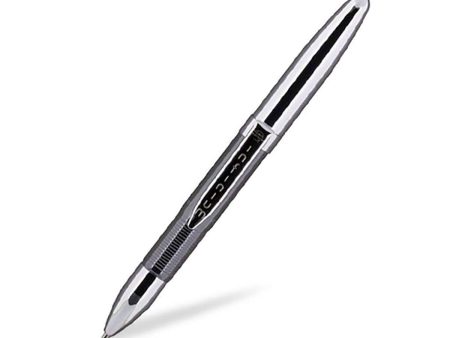 Fisher Space Infinium Ball Pen with Black Ink - Black Titanium & Chrome Online Sale