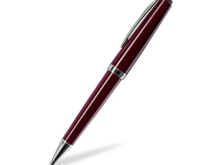 Cleo Skribent Classic Ball Pen, Burgundy   Chrome Trim Sale