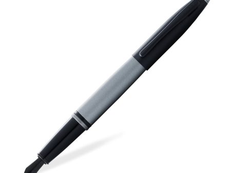 Cross Calais Fountain Pen - Matt Grey & Black For Cheap