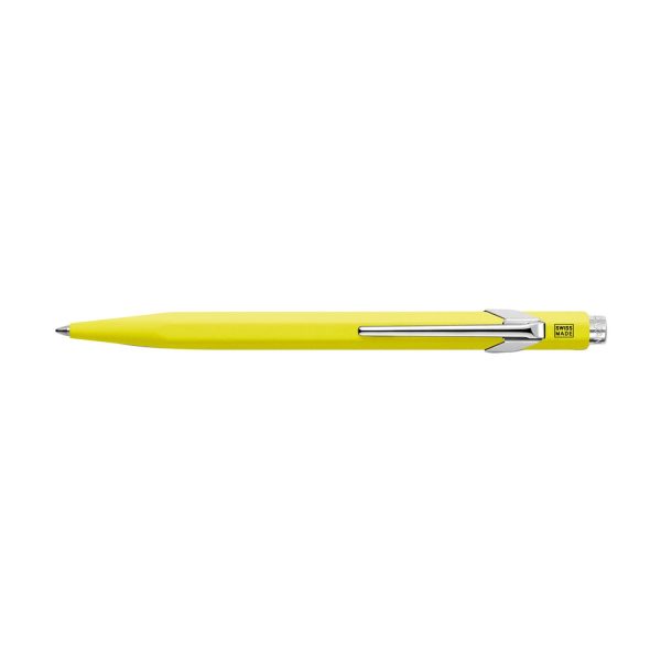 Caran d Ache 849 Popline Ball Pen - Fluorescent Yellow Online Sale