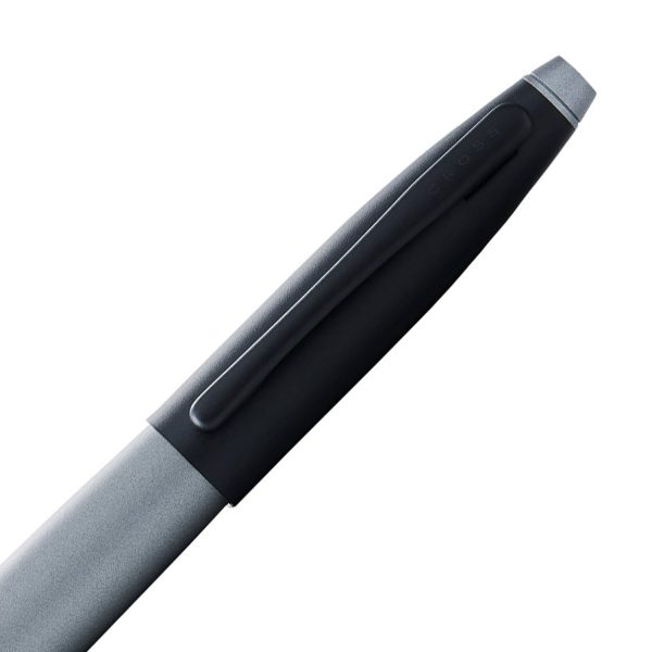 Cross Calais Fountain Pen - Matt Grey & Black For Cheap